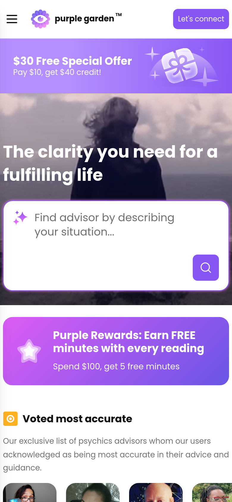 Homepage / Lander