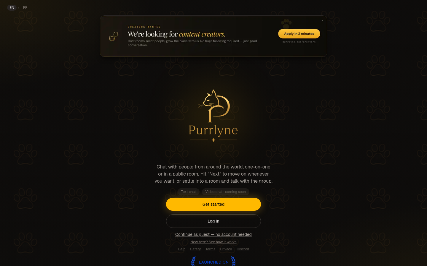 Captured Homepage / Lander