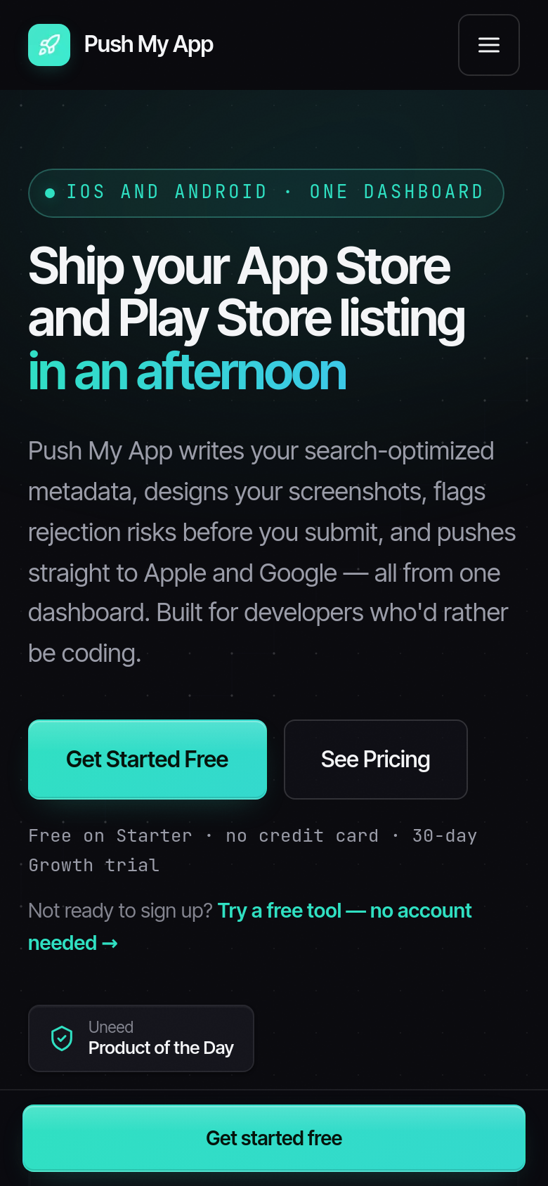 Homepage / Lander