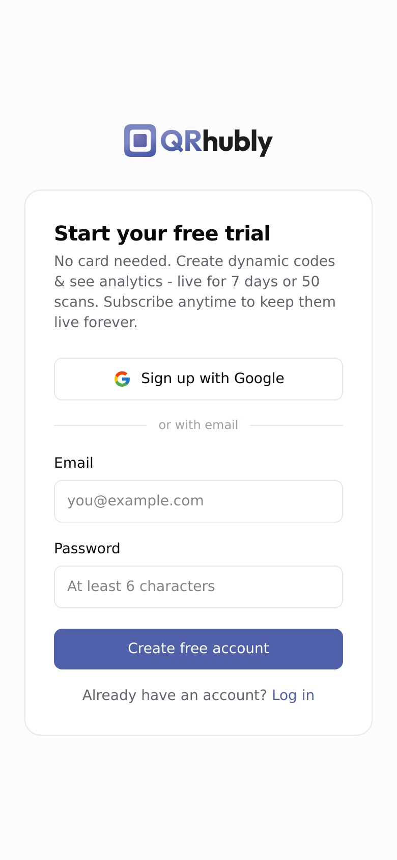 Signup