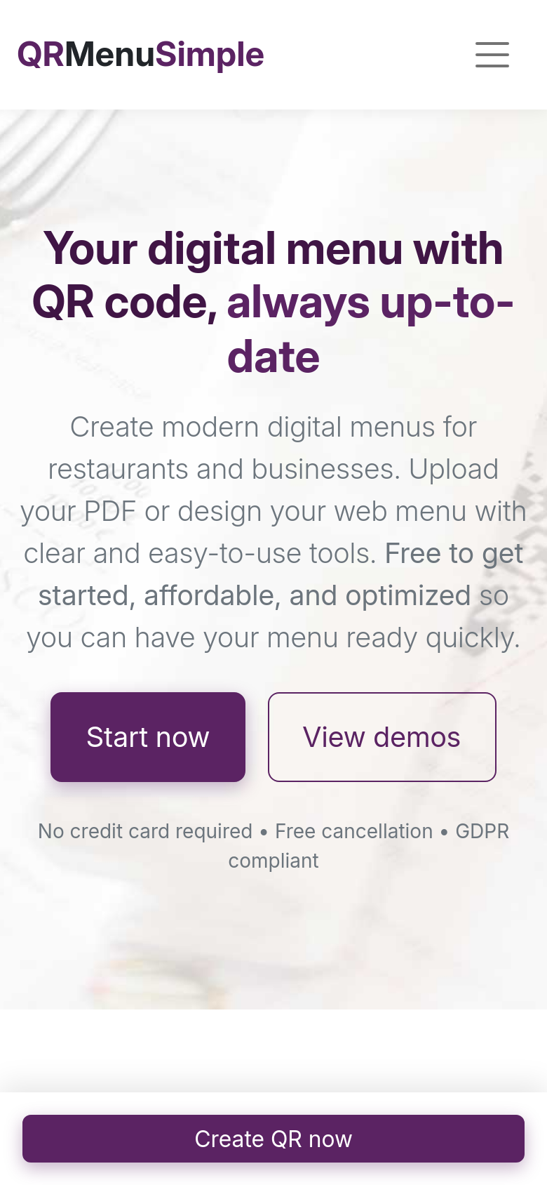 Homepage / Lander