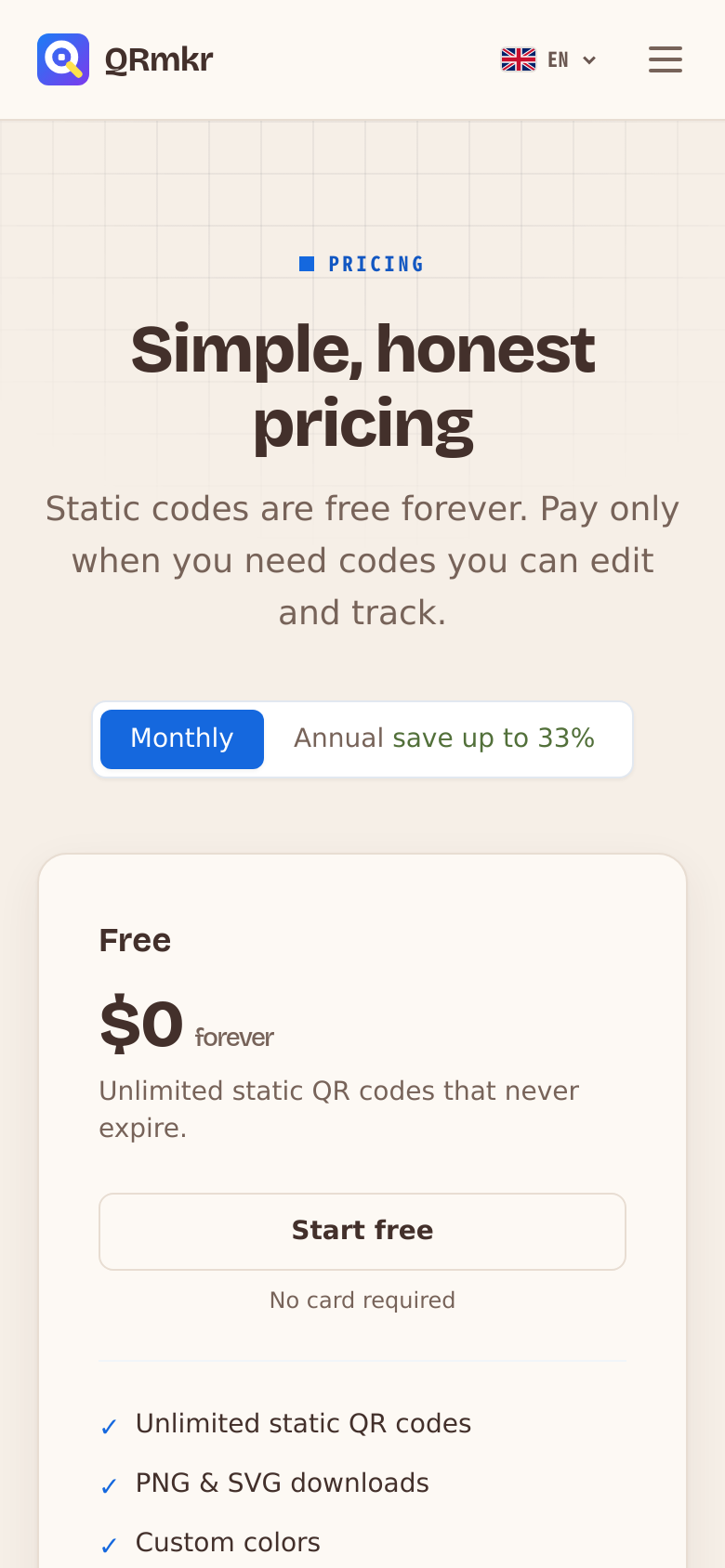 Pricing