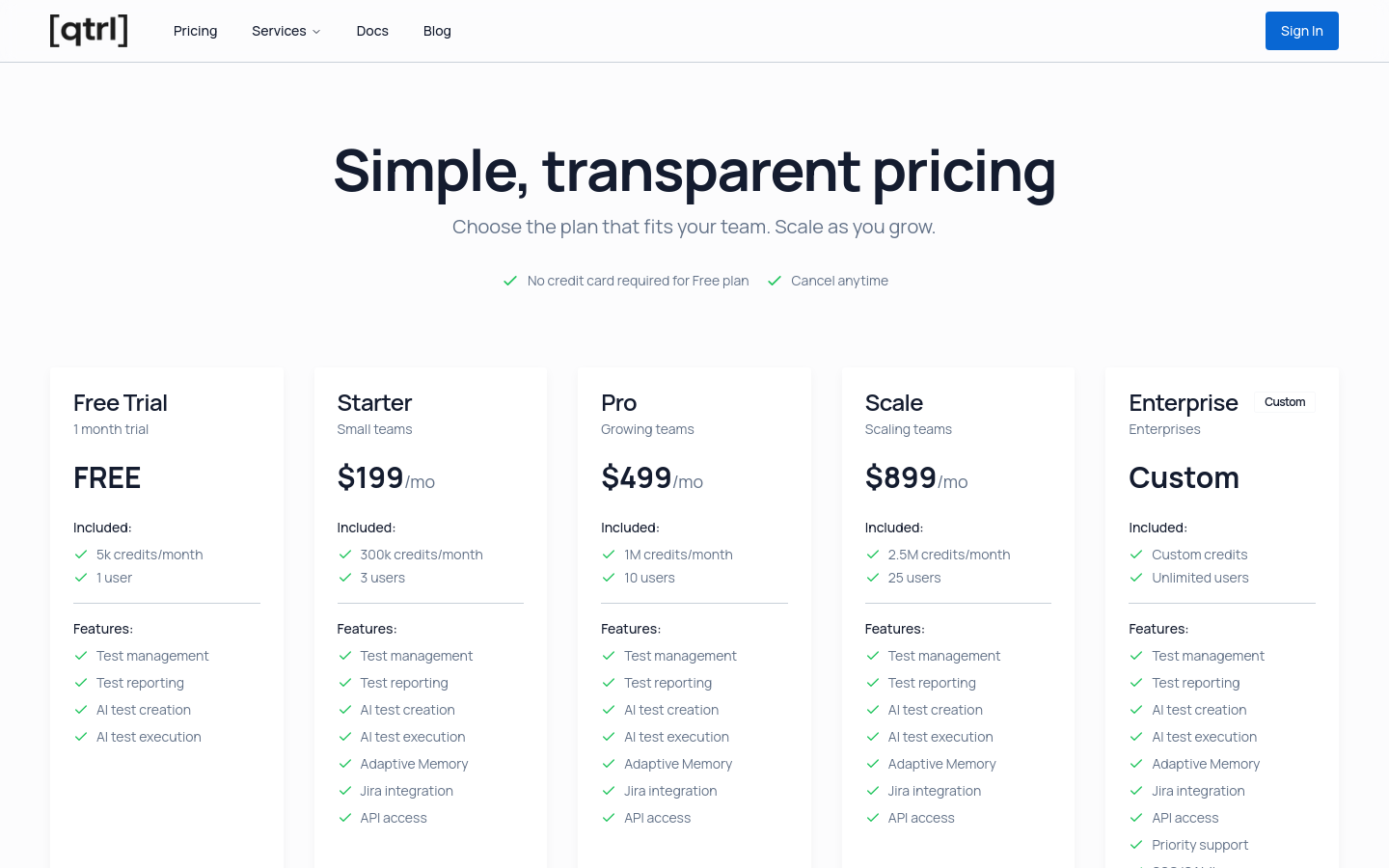 Pricing