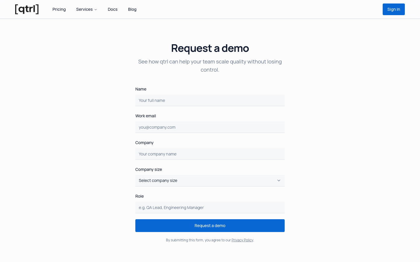 Request Demo