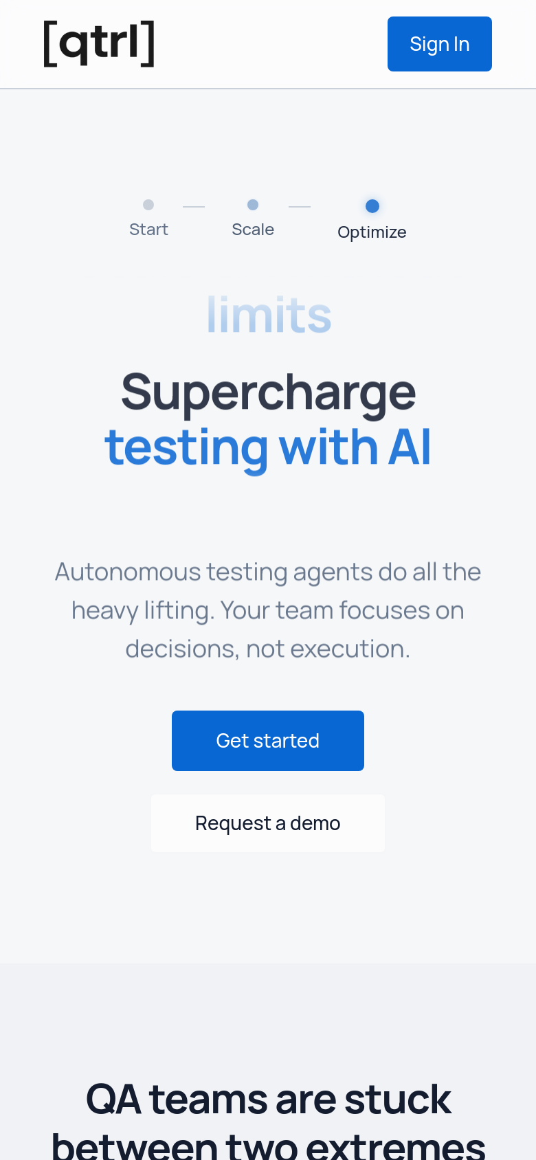 Homepage / Lander