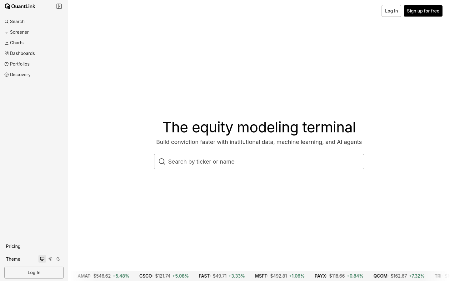 Captured Homepage / Lander
