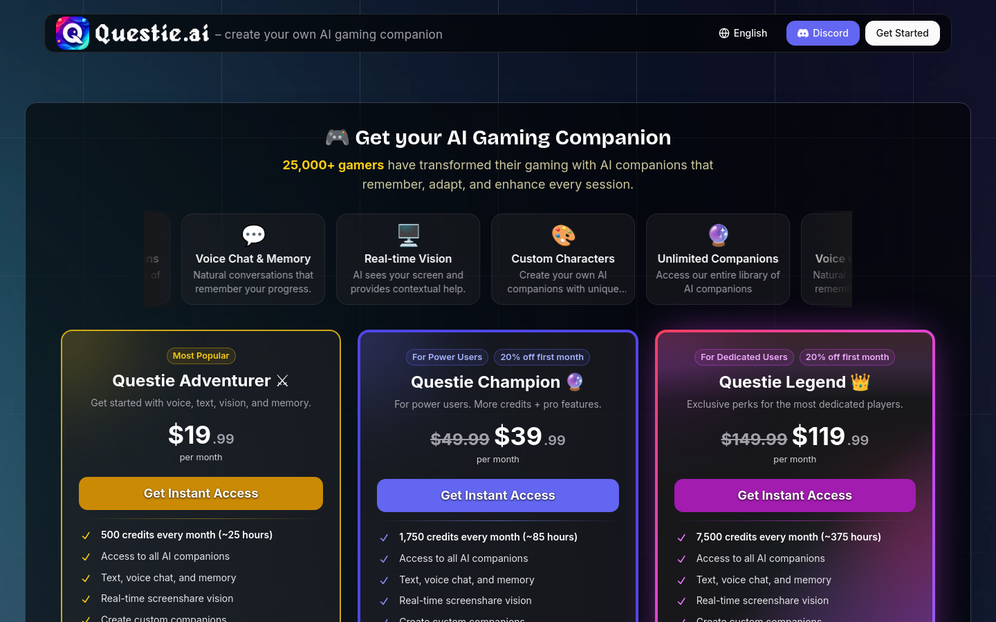 Pricing