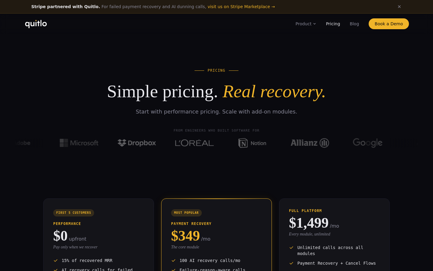 Pricing