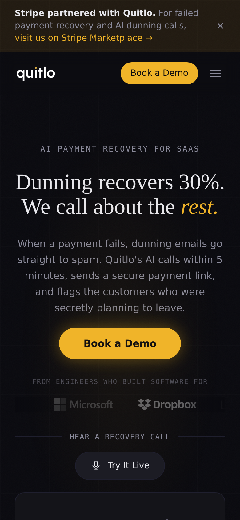 Homepage / Lander