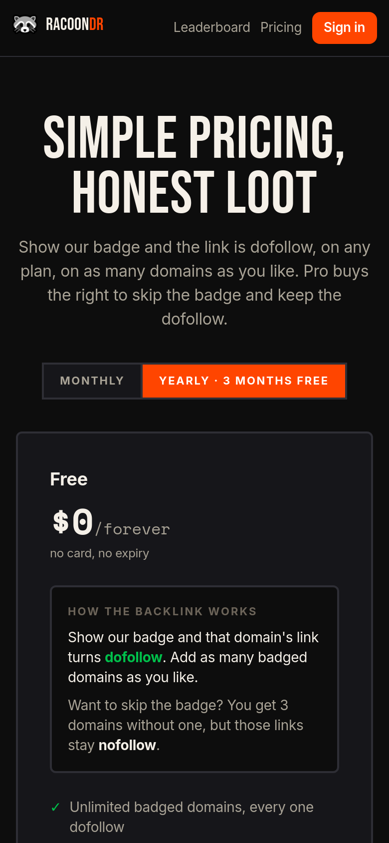 Pricing