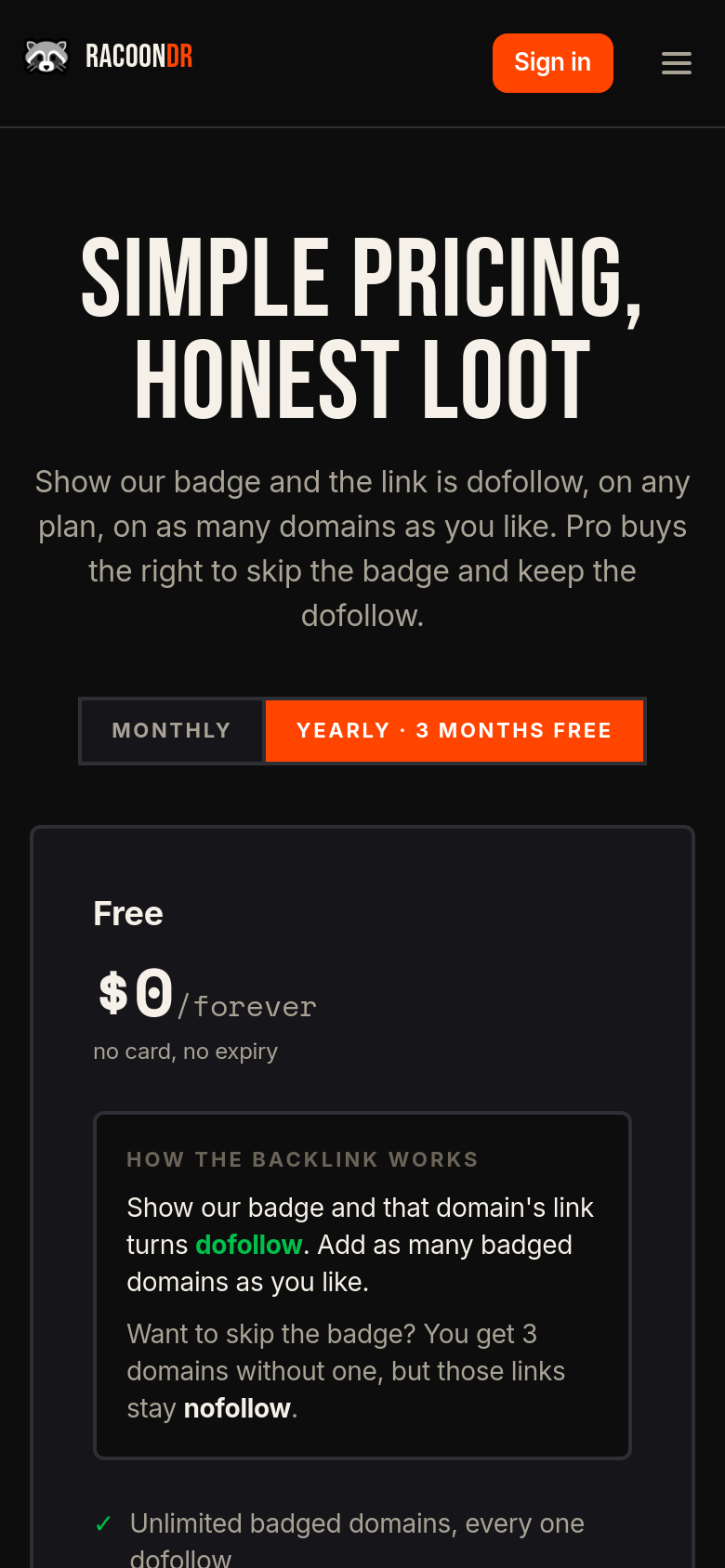 Pricing