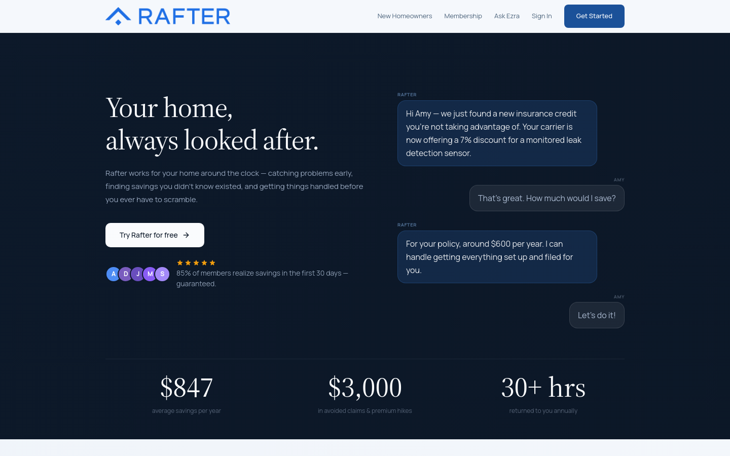 Captured Homepage / Lander