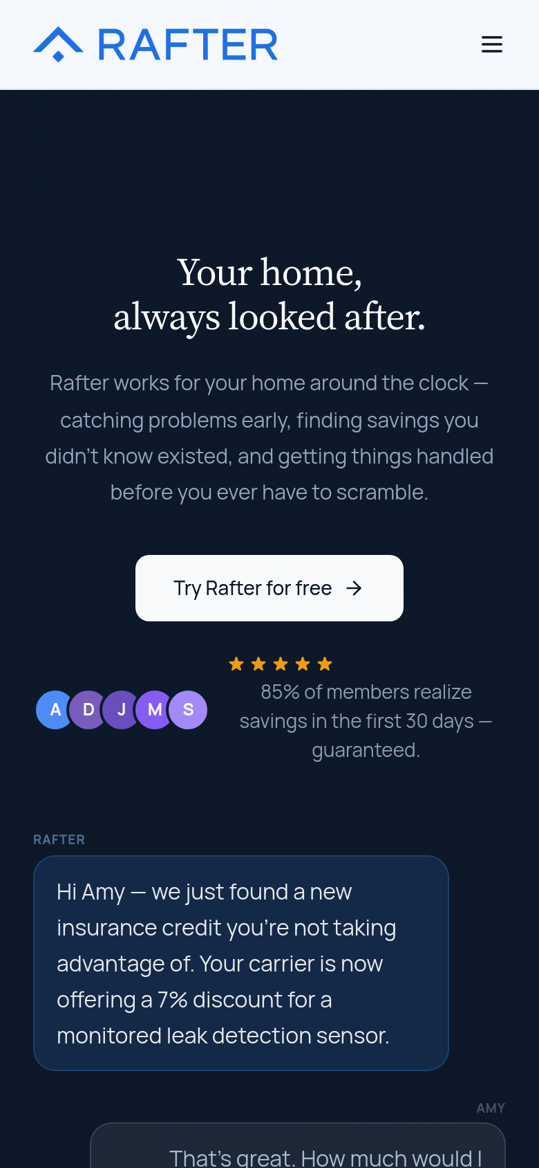 Homepage / Lander