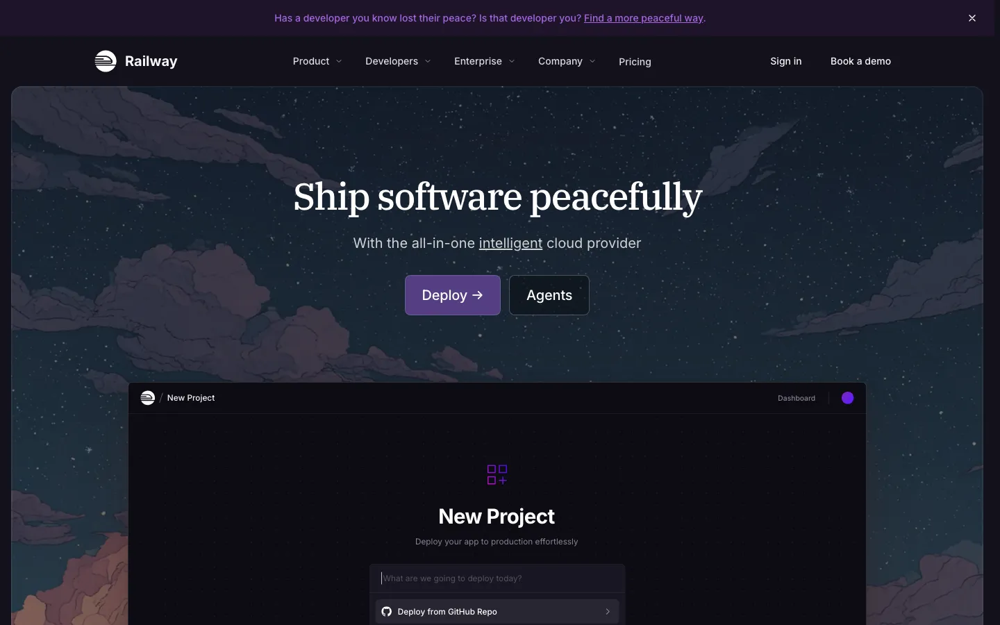 Captured Homepage / Lander