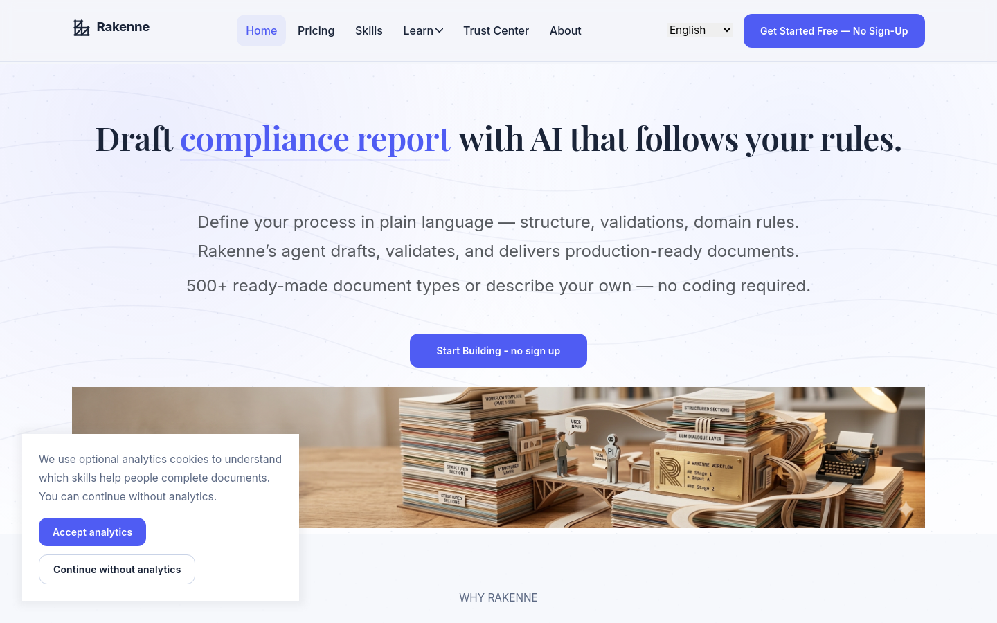 Captured Homepage / Lander