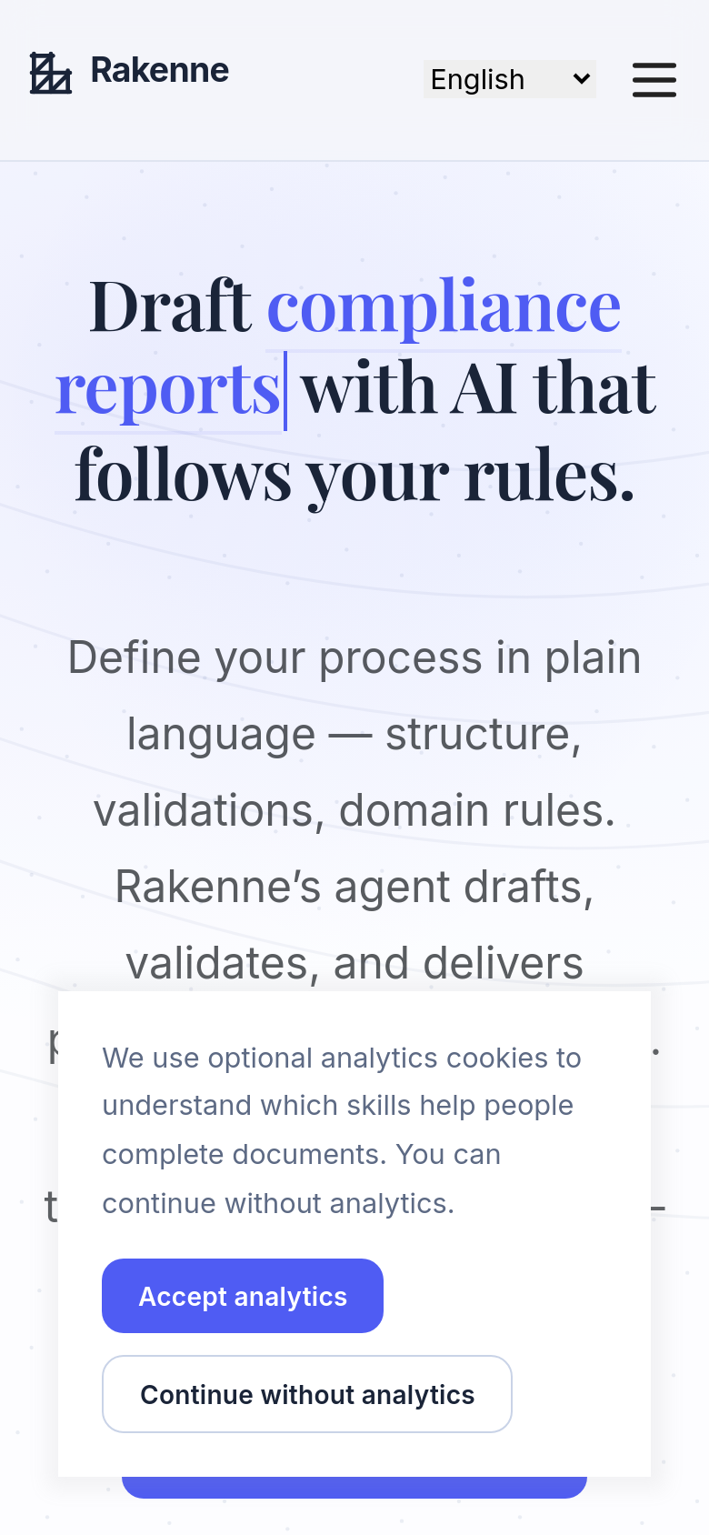 Homepage / Lander