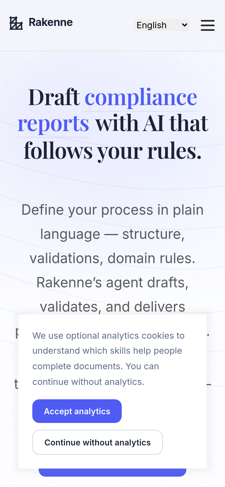 Homepage / Lander