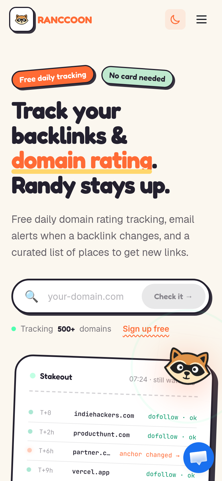 Homepage / Lander