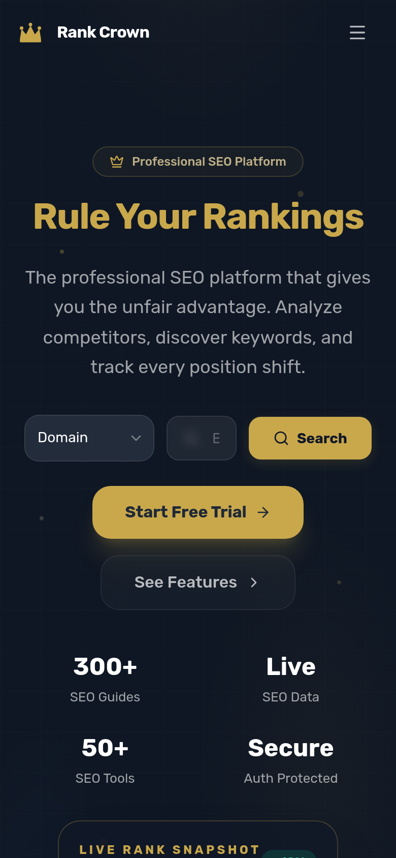 Homepage / Lander