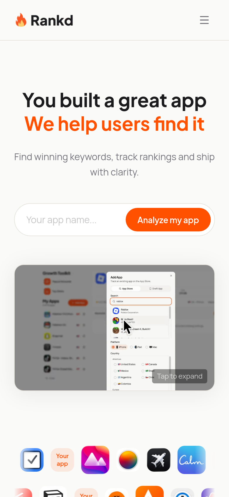 Homepage / Lander