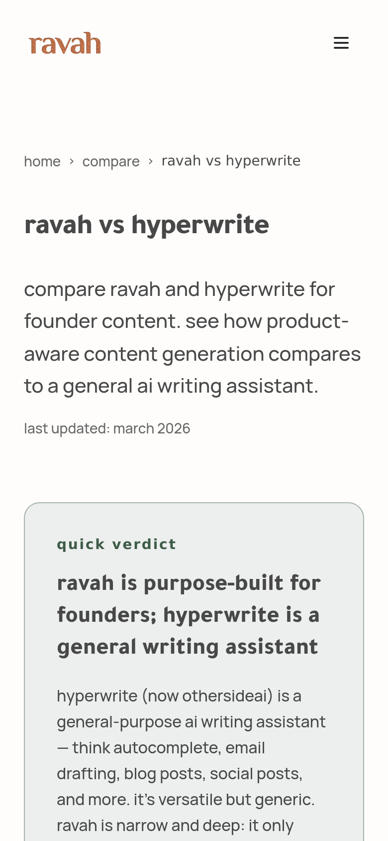 Compare