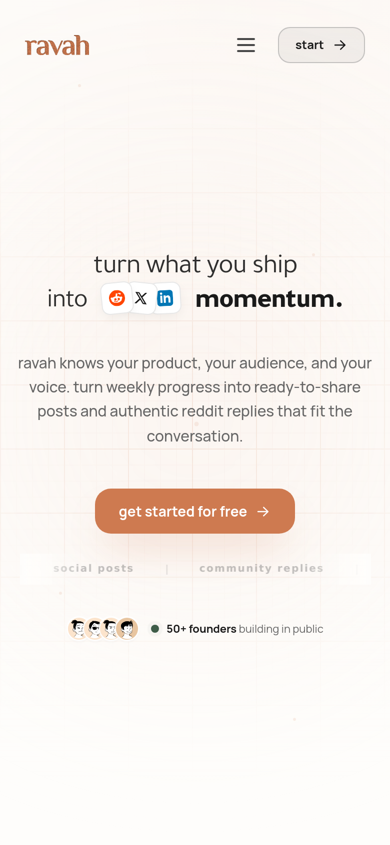 Homepage / Lander