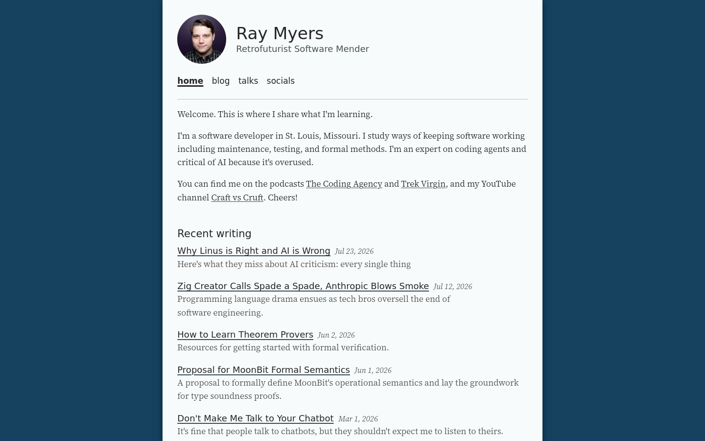 Captured Homepage / Lander