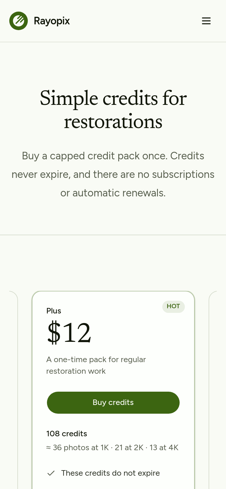 Pricing