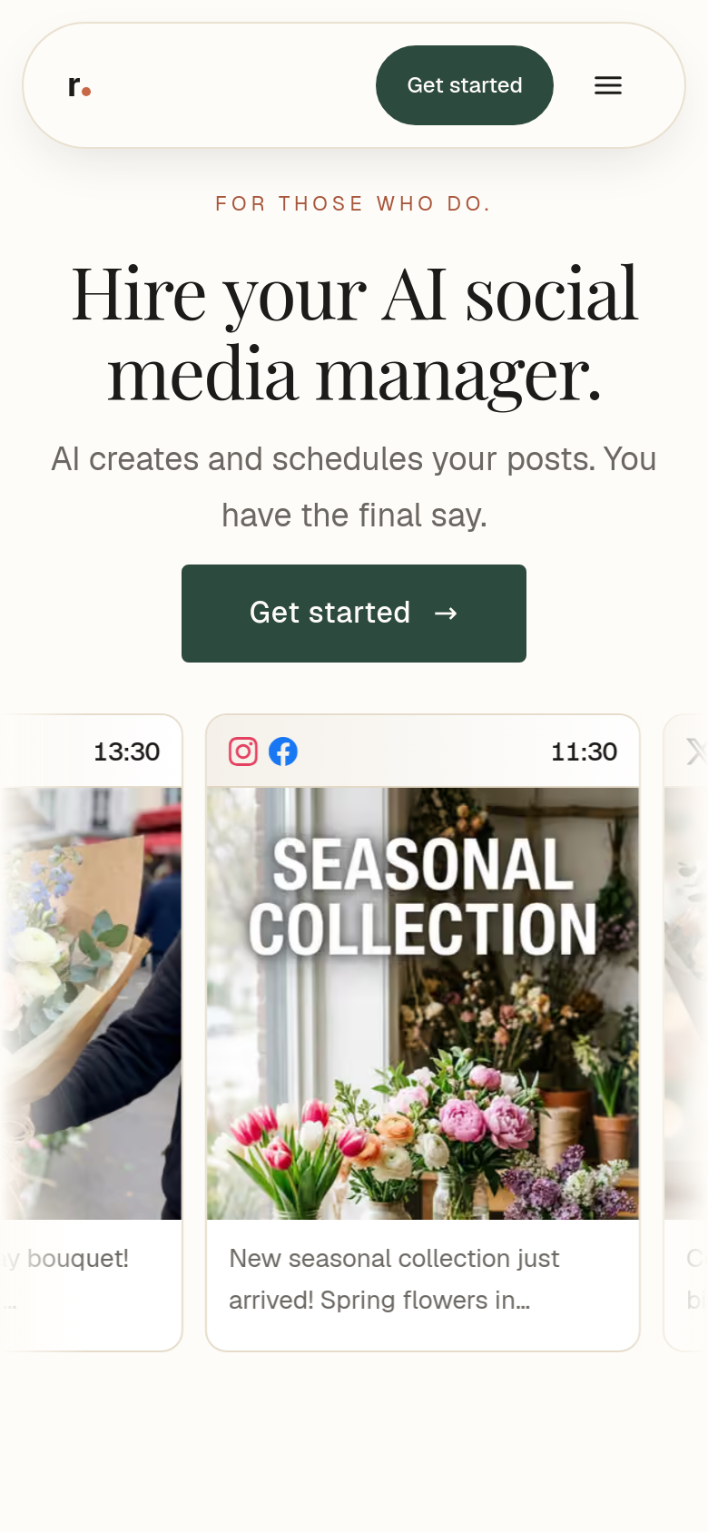 Homepage / Lander