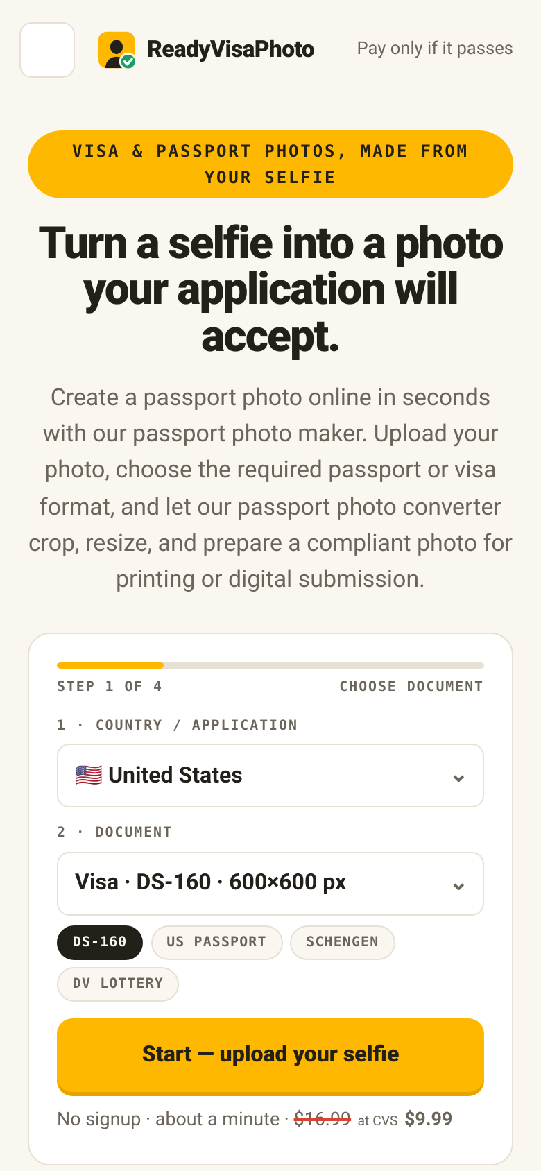 Homepage / Lander