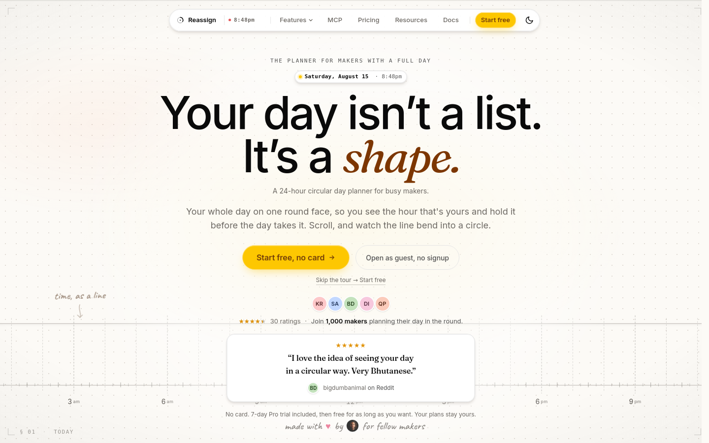 Captured Homepage / Lander