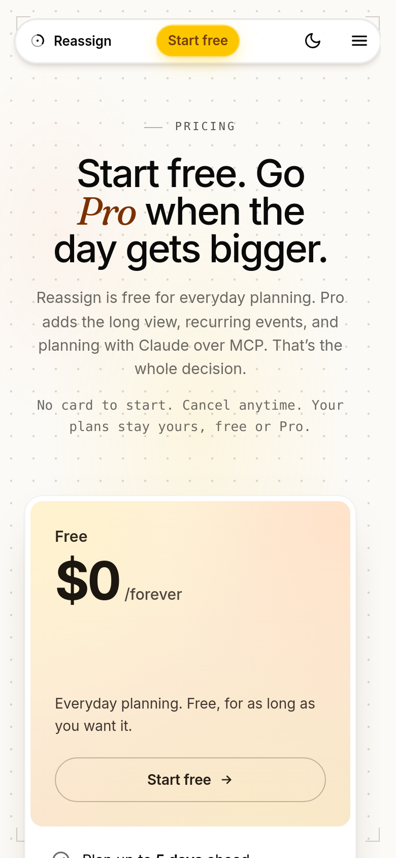 Pricing