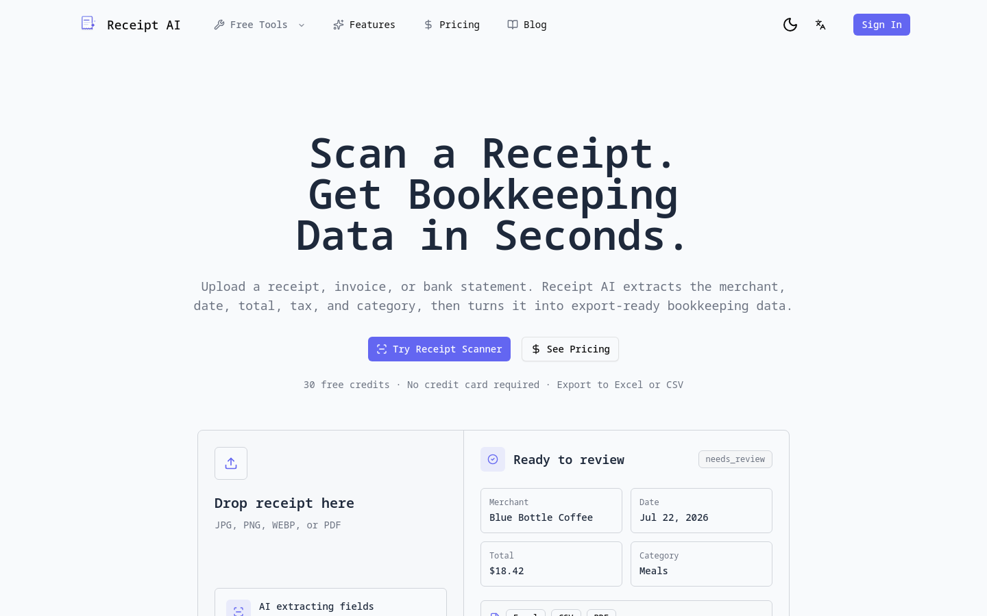 Captured Homepage / Lander