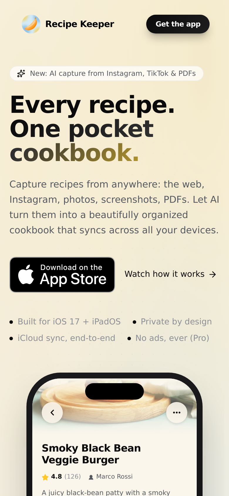 Homepage / Lander
