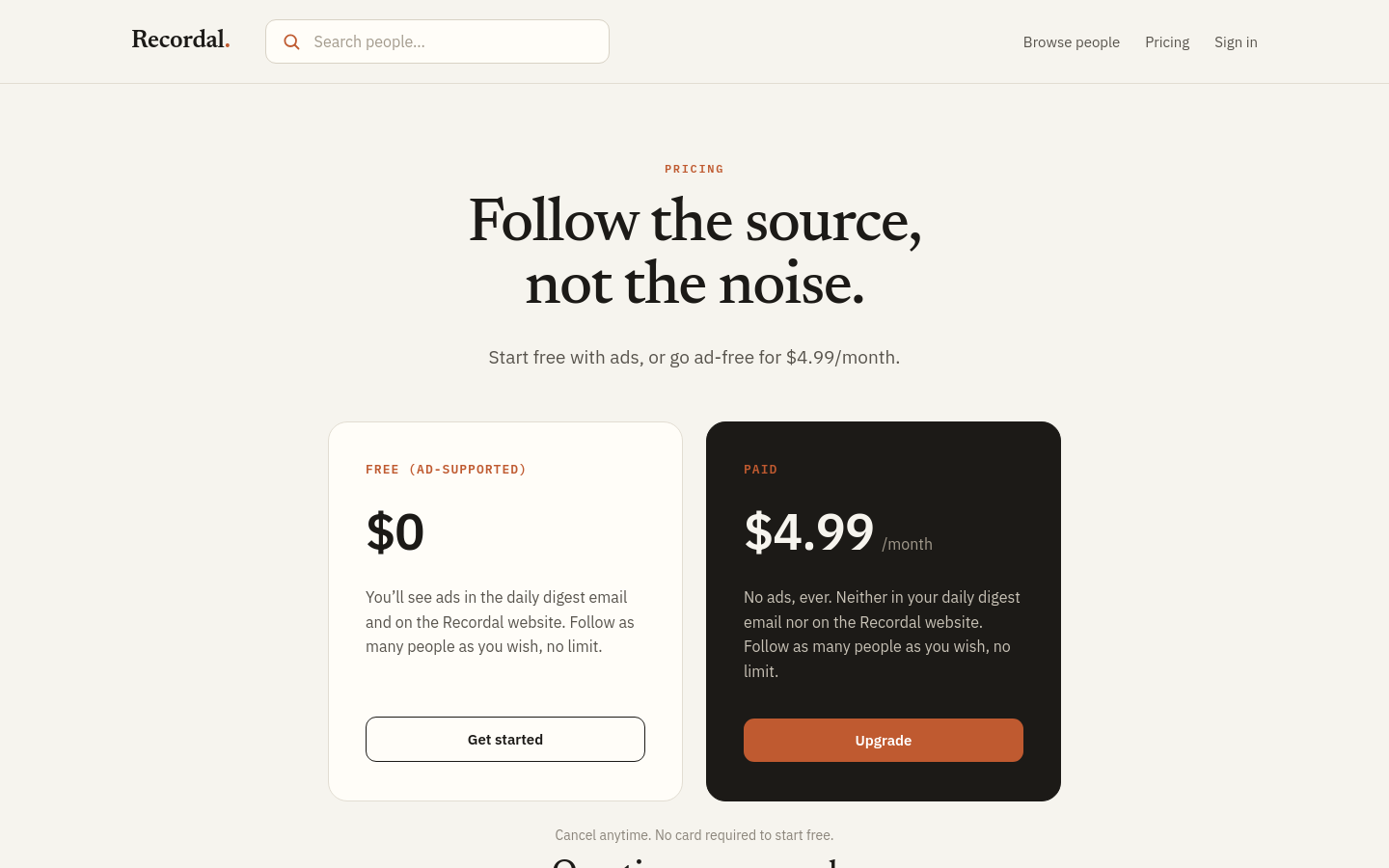 Pricing