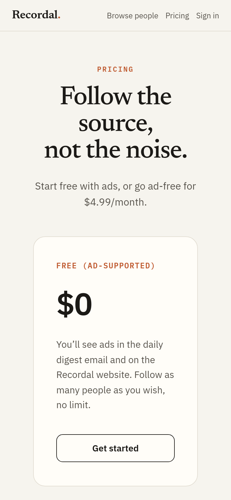 Pricing
