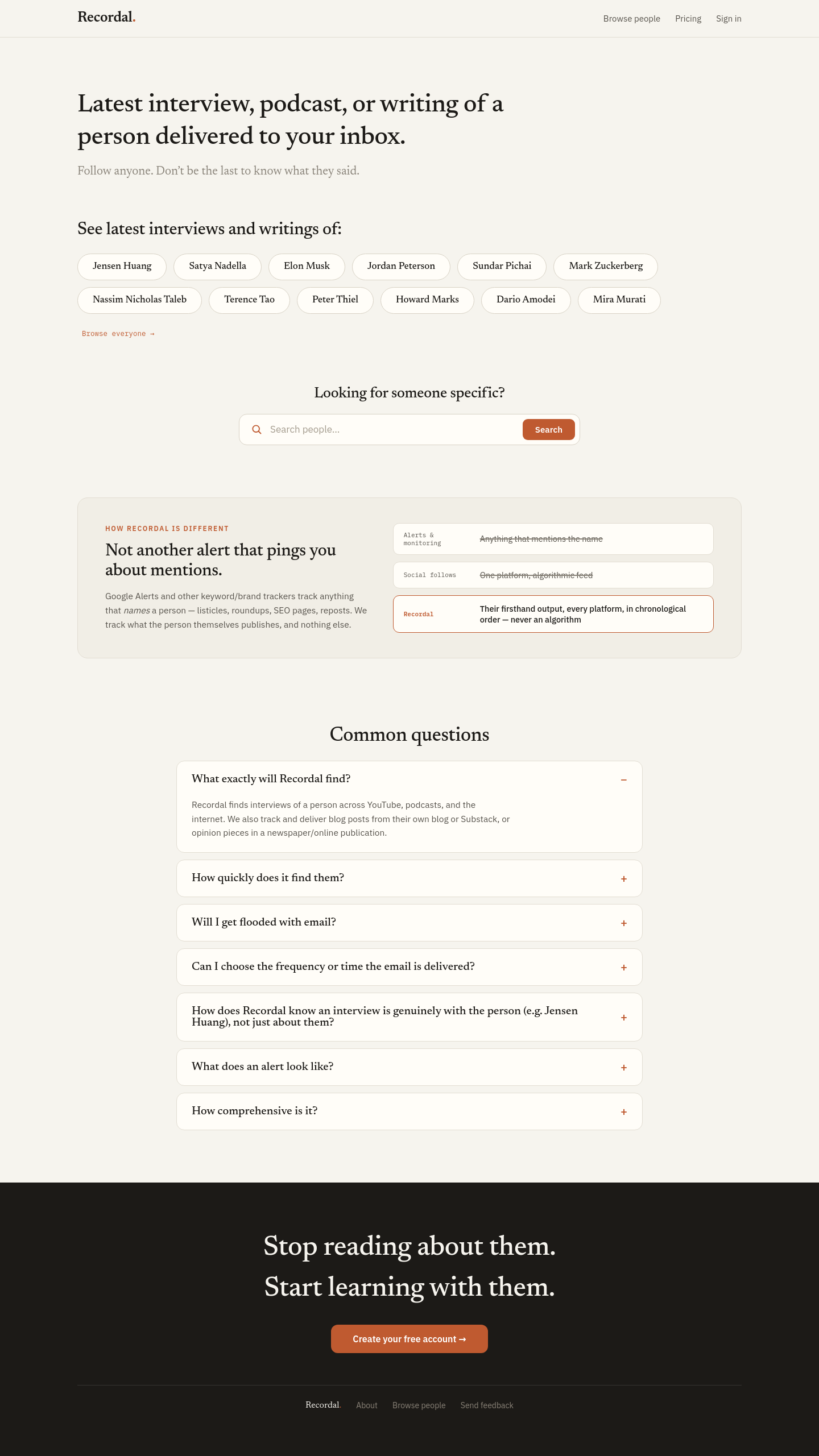 recordal.app — 