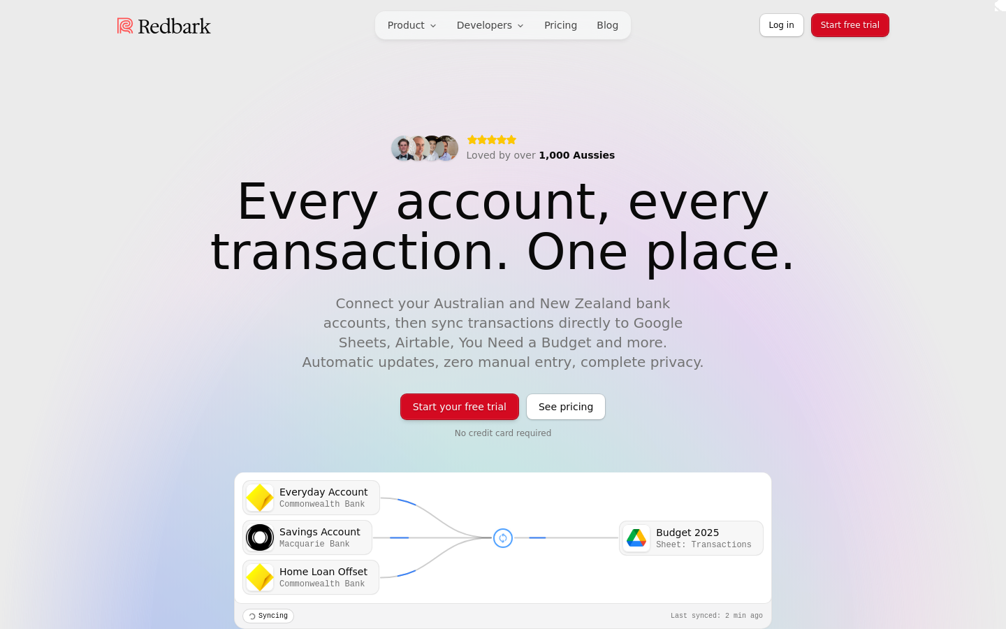 Captured Homepage / Lander