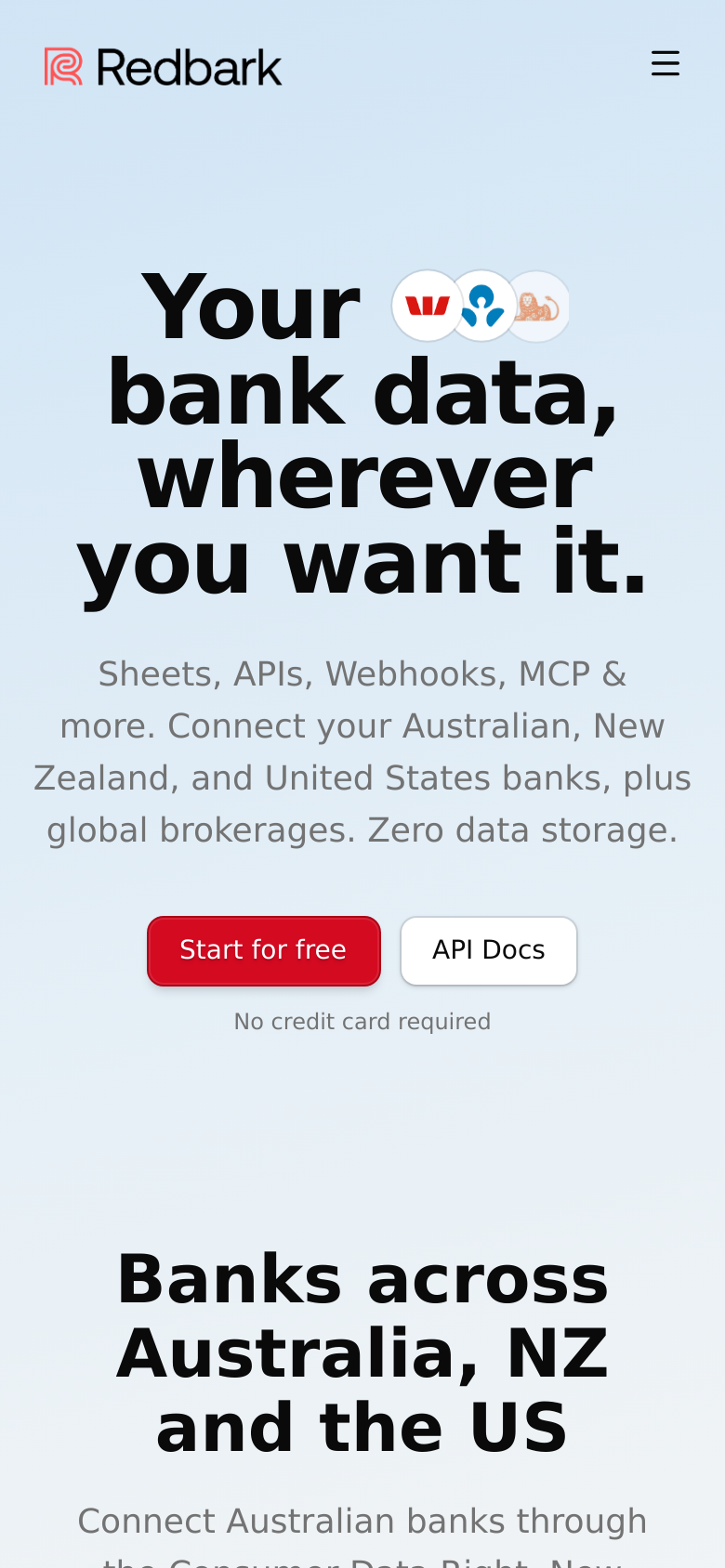 Homepage / Lander