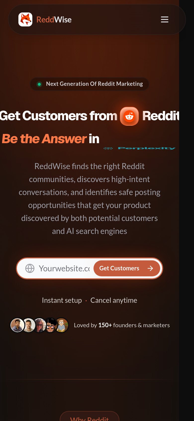 Homepage / Lander
