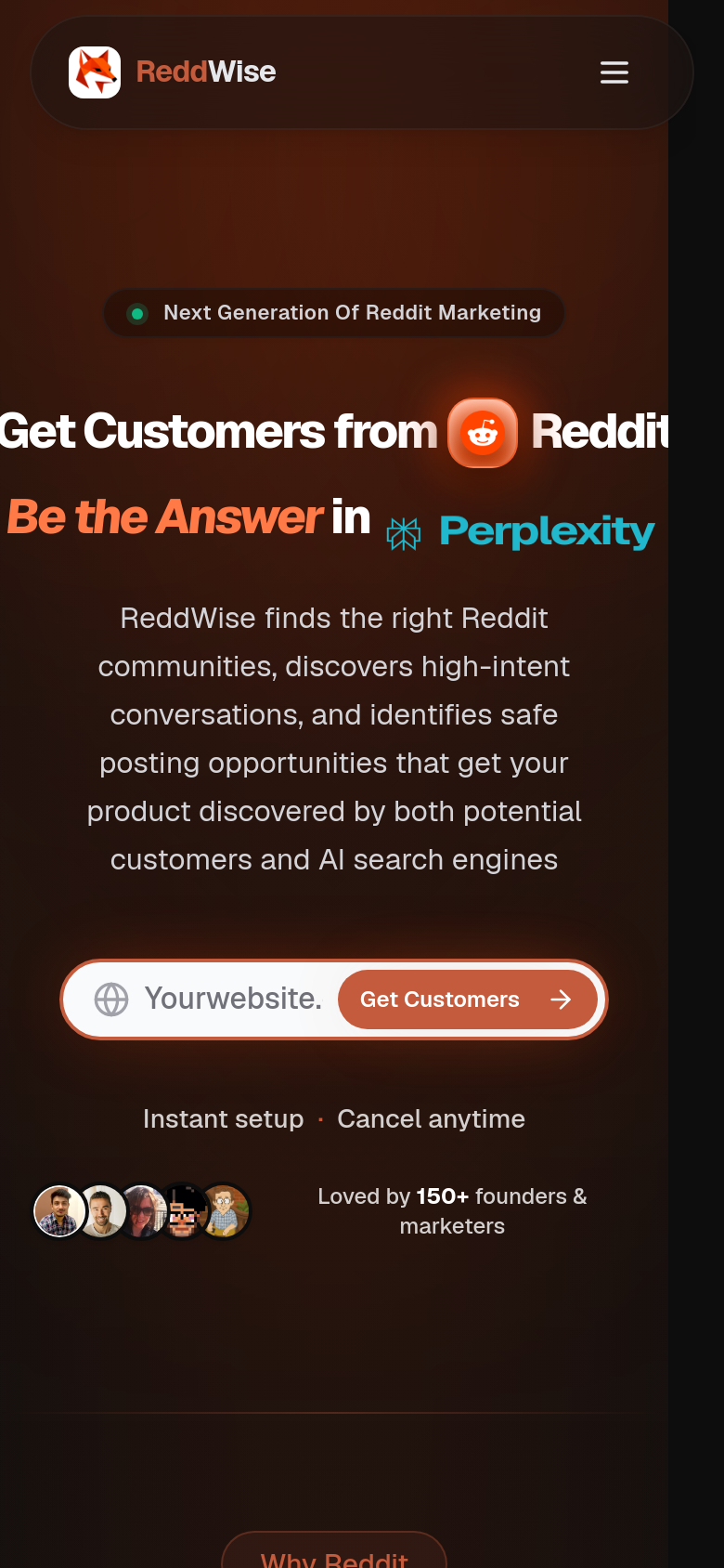 Homepage / Lander