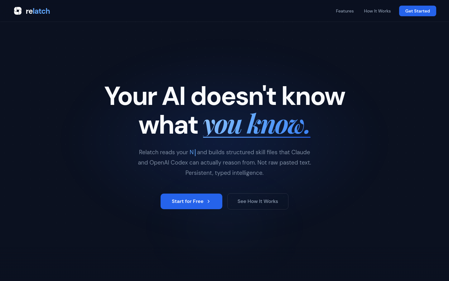 Captured Homepage / Lander