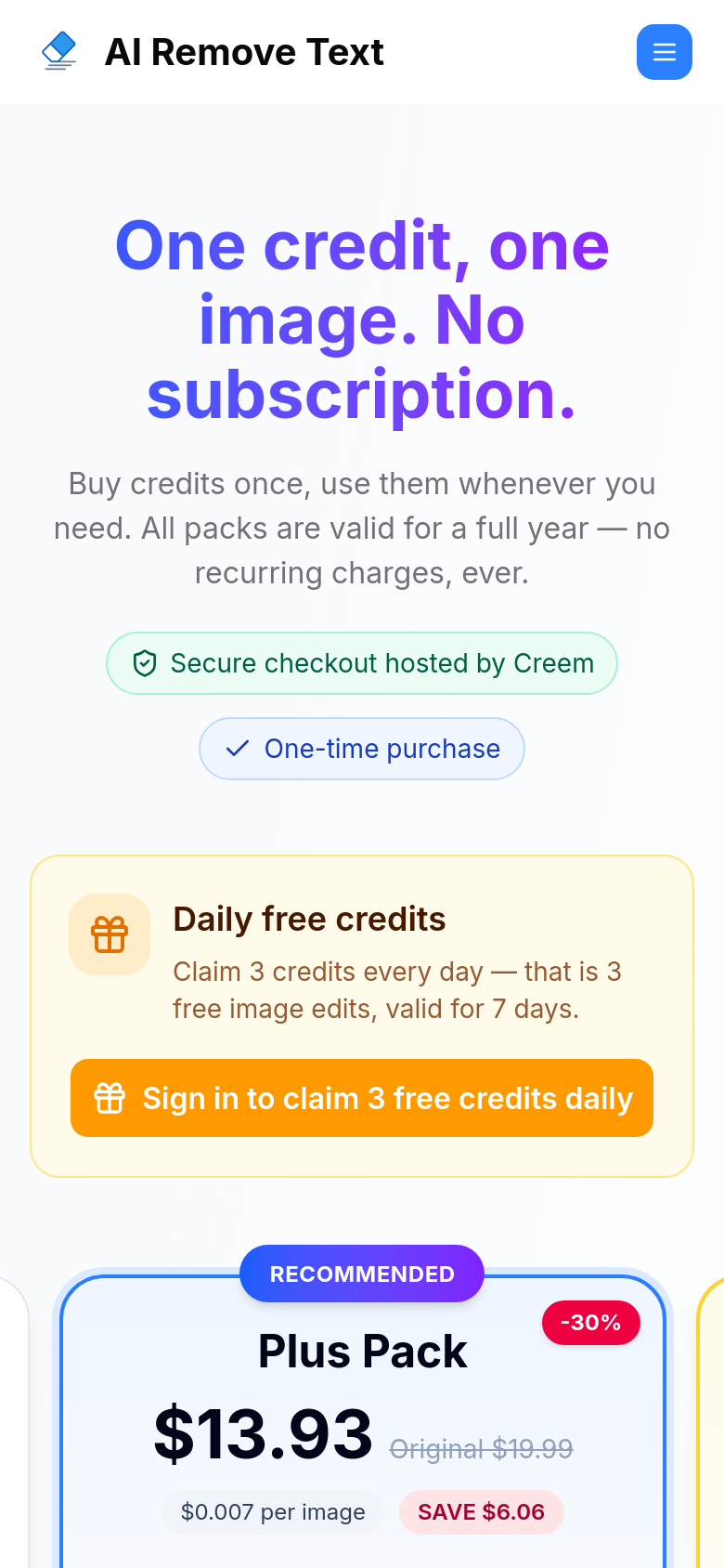 Pricing