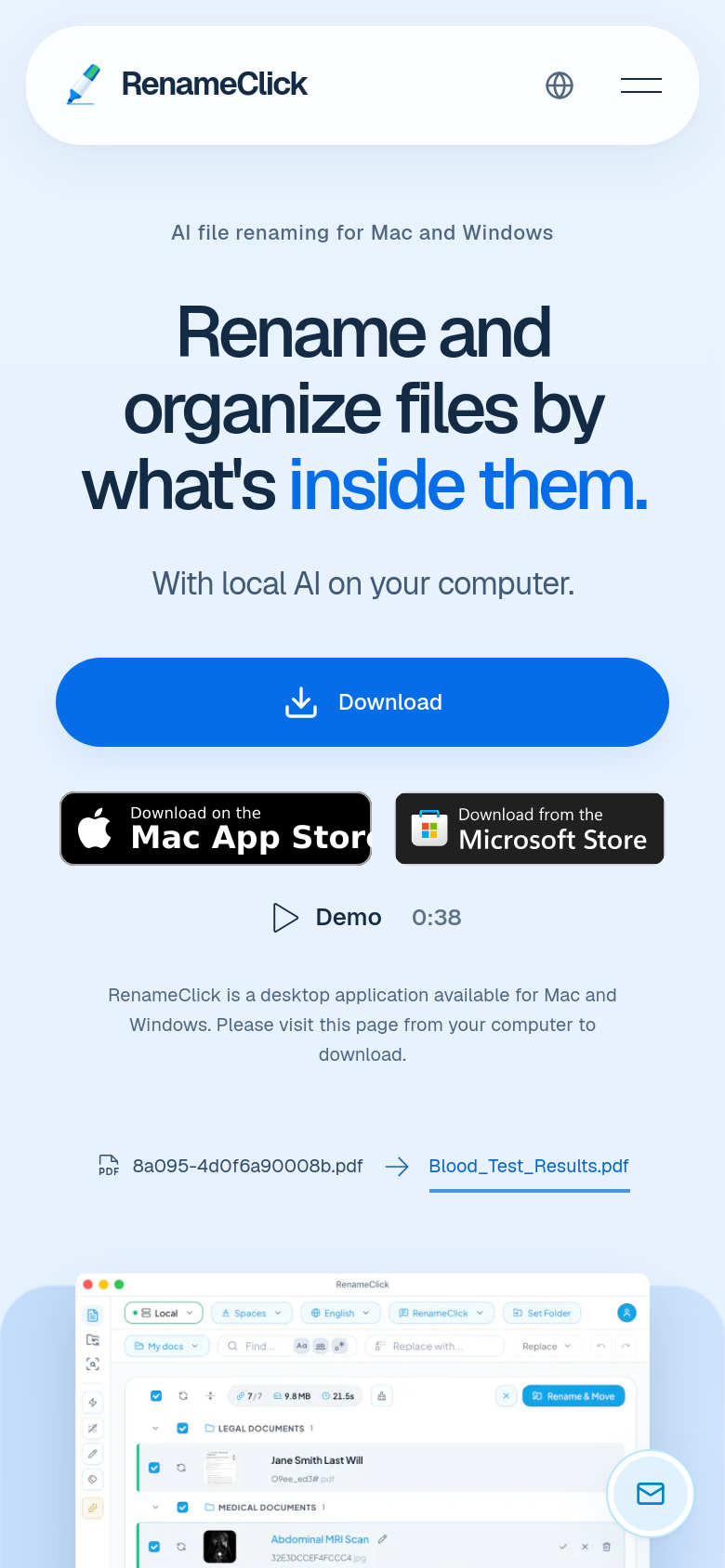 Homepage / Lander