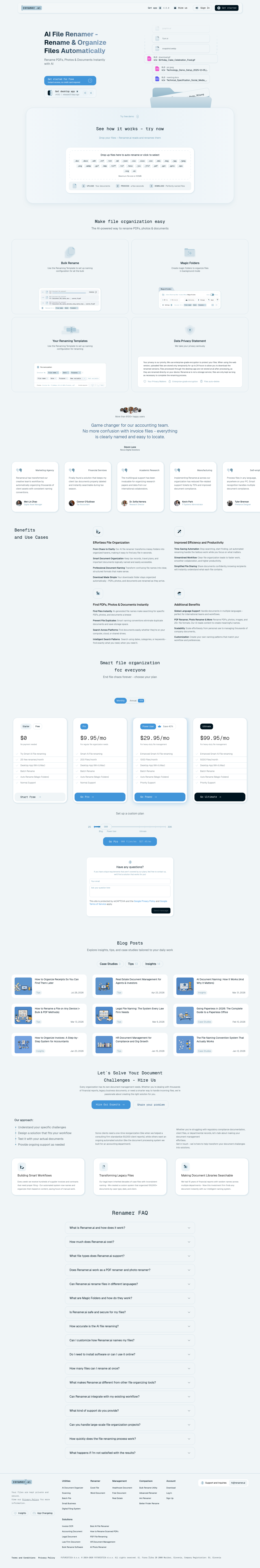 renamer.ai — The Pricing Page