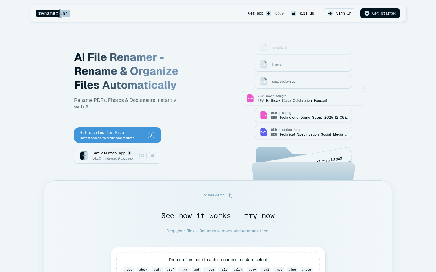Captured Homepage / Lander