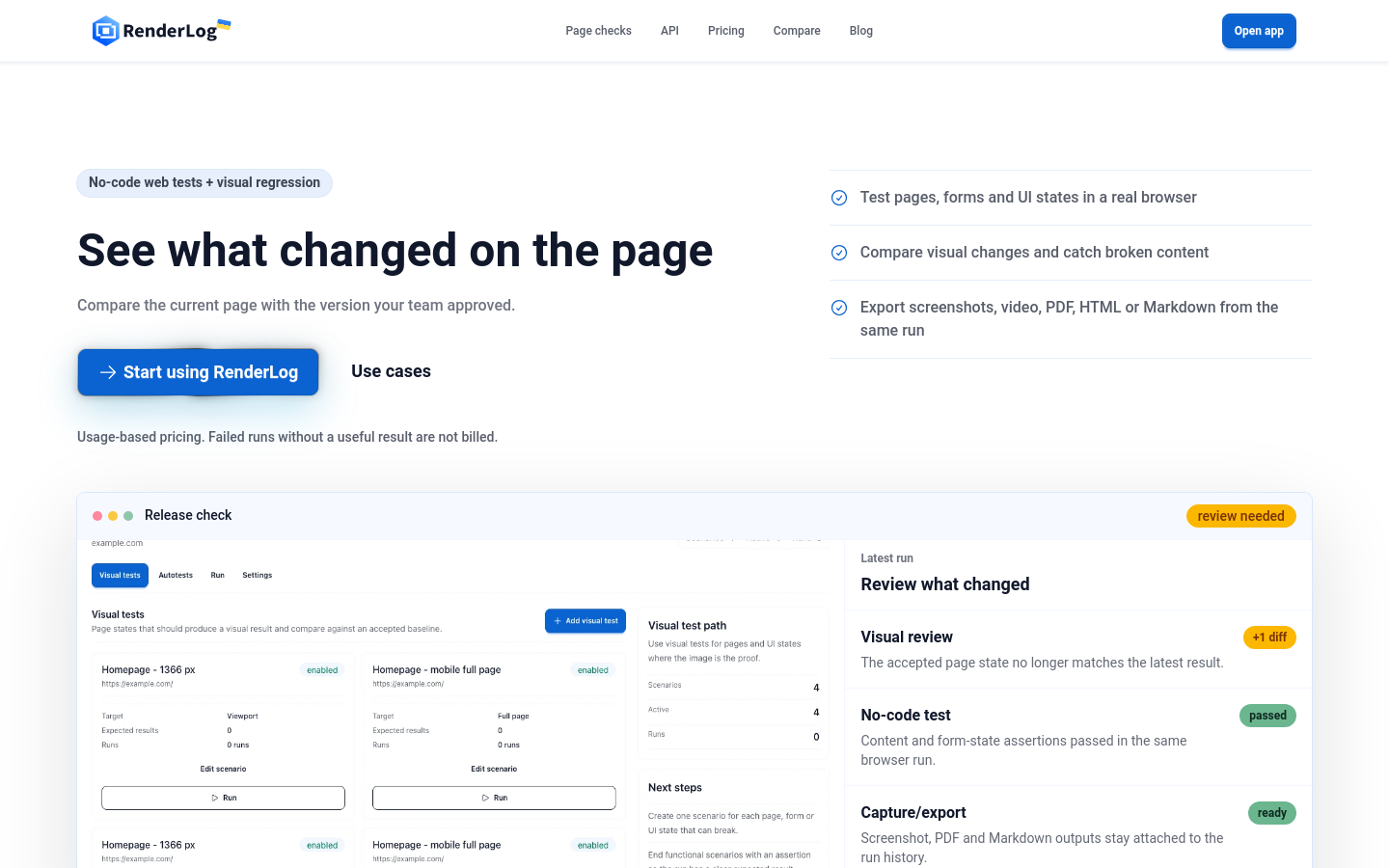 Captured Homepage / Lander