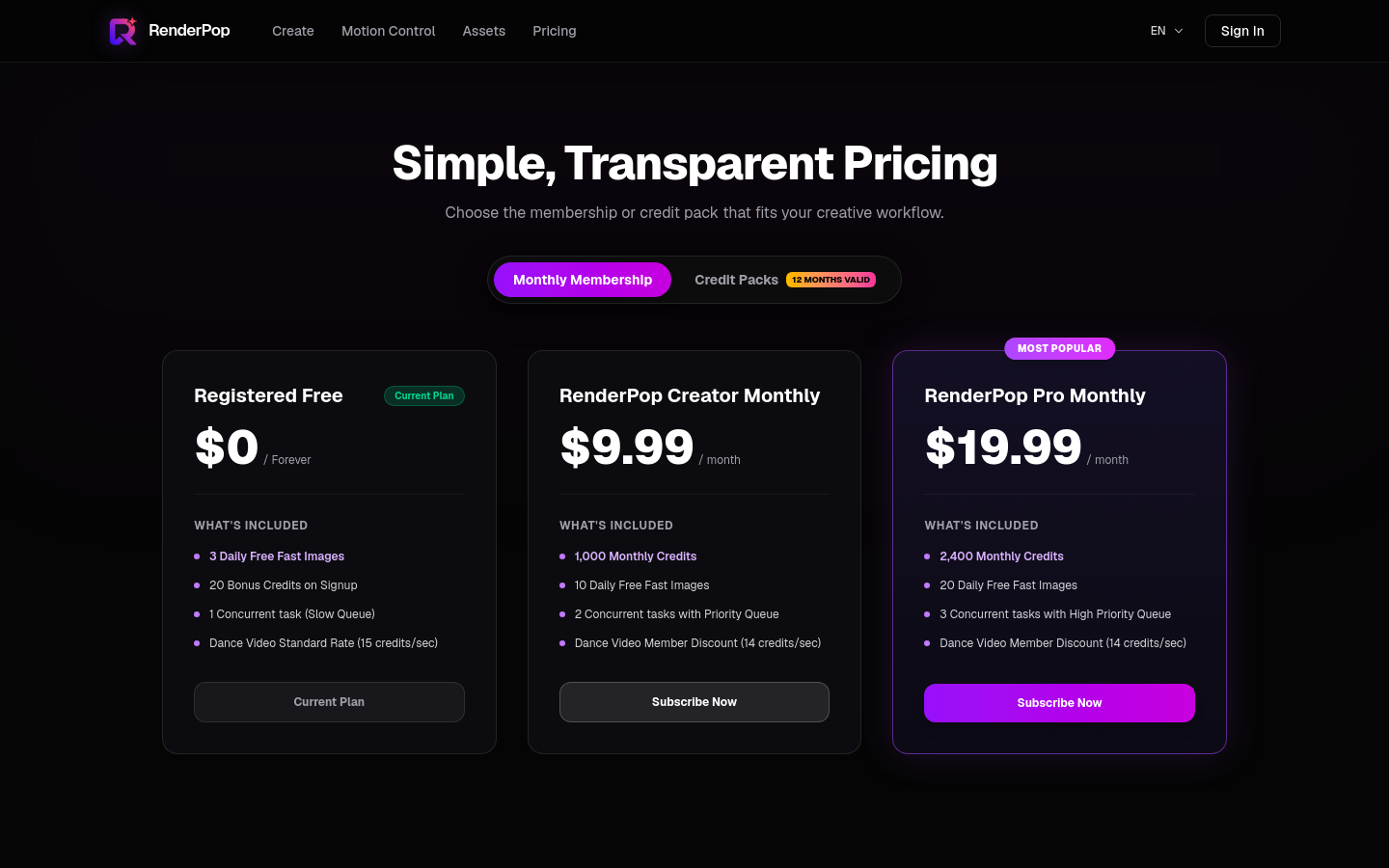 Pricing