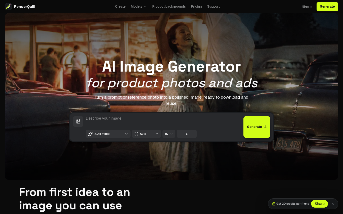 Captured Homepage / Lander