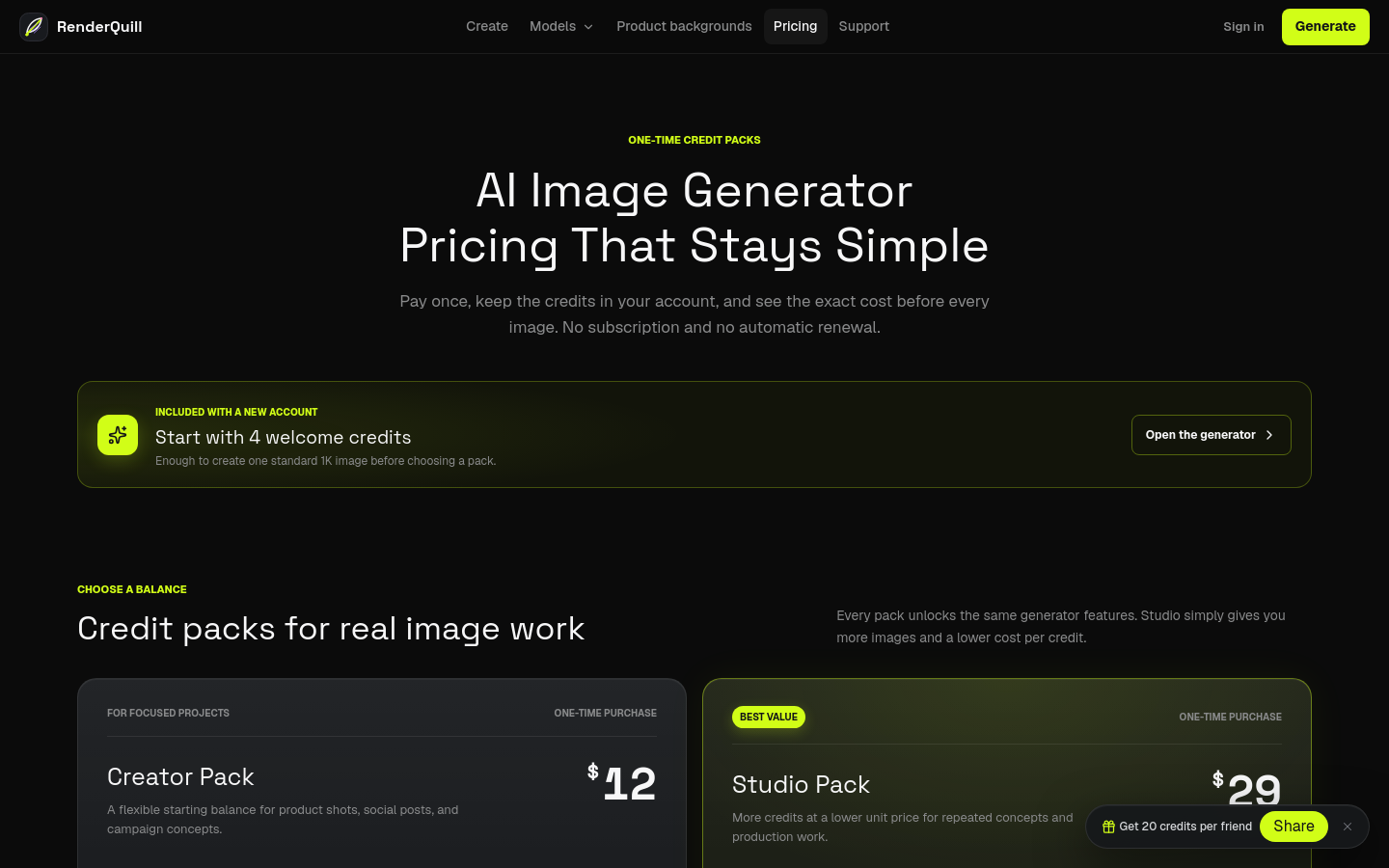 Pricing